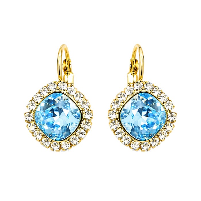 Комплект «Ослепительный Блеск III (Aqua)» с кристаллами Swarovski®