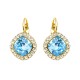 Комплект «Ослепительный Блеск III (Aqua)» с кристаллами Swarovski®