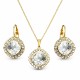 Ehtekomplekt naistele „Glare III“ Swarovski® kristallidega