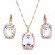 Женский комплект «Лурдес» с кристаллами Swarovski®