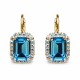 Ehtekomplekt naistele „Lourdes (Aquamarine)“ Swarovski® kristallidega