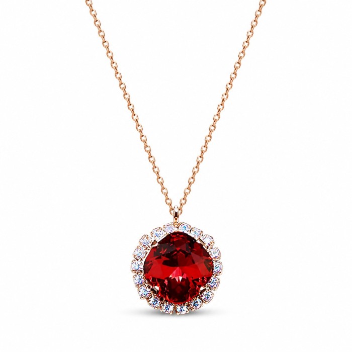Женский комплект «Ослепительный Блеск III (Scarlet)» с кристаллами Swarovski®