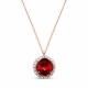 Женский комплект «Ослепительный Блеск III (Scarlet)» с кристаллами Swarovski®