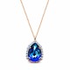 Ehtekomplekt naistele „Celestial Drop III (Bermuda Blue)“ Swarovski® kristallidega