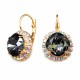 Комплект «Ослепительный Блеск III (Graphite)» с кристаллами Swarovski®