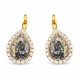 Komplekt naistele DiamondSky „Taevapiisk (Rose Patina)“ Swarovski® kristallidega