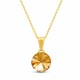 Женский комплект «Кларис II (Golden Shadow)» с кристаллами Swarovski®