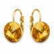 Женский комплект «Кларис II (Golden Shadow)» с кристаллами Swarovski®
