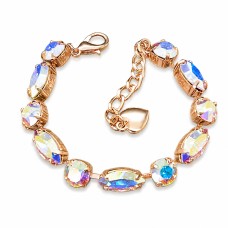 Käevõru naistele DiamondSky „Chic II (Aurora Borealis)“ Swarovski kristallidega