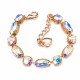 Браслет "Шик II (Aurora Borealis)" с кристаллами Swarovski®