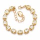 Bracelet “Venus II” (Golden Shadow) created with Crystals by Swarovski®