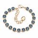 Käevõru naistele DiamondSky „Classic III (Graphite)“ Swarovski kristallidega