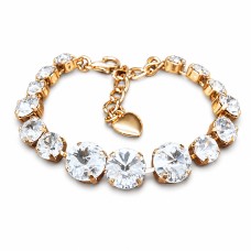 Käevõru naistele DiamondSky „Rainbow II“ Swarovski kristallidega
