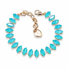 Käevõru naistele DiamondSky „Ornella II (Laguna DeLite)“ Swarovski kristallidega