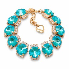 Käevõru naistele DiamondSky „Clarice V (Laguna DeLite)“ Swarovski® kristallidega
