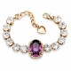 Bracelet “Sofia II” (Amethyst) created with Crystals by Swarovski®