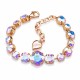 Käevõru naistele DiamondSky „Glare II (Aurora Borealis)“ Swarovski kristallidega
