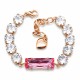 Käevõru naistele DiamondSky „Venus (Rose)“ Swarovski kristallidega