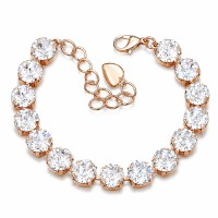 Bracelet “Classic” embellished with Crystals by Swarovski®