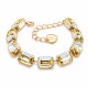 Käevõru naistele DiamondSky „Radiance (Golden Shadow)“ Swarovski kristallidega