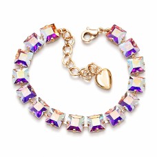 Käevõru naistele DiamondSky „Princess (Aurora Borealis)“ Swarovski kristallidega