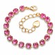 Браслет "Классика III (Rose)" с кристаллами Swarovski®
