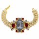 Браслет «Aurora (Dark Grey Ignite / Light Siam)» с кристаллами Swarovski®