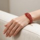 Bracelet “Crystal Temptation” (Light Siam) with Preciosa® crystals