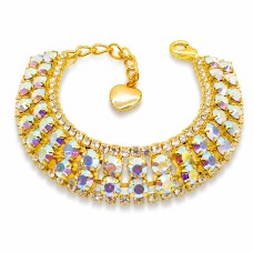 Bracelet “Celestial Whisper (Aurora Borealis)” with Preciosa® crystals