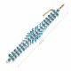 Käevõru naistele DiamondSky „Kristalne kiusatus (Aqua Bohemica)“ Preciosa® kristallidega