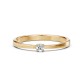 14K Yellow Gold Diamond Ring “Light of Her Eyes V”