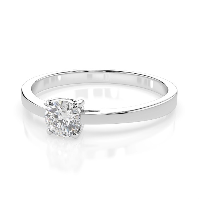 14K White Gold Diamond Ring “Classic XXXIII”