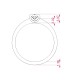 14K Red Gold Diamond Ring “Arcade”