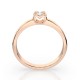 14K Red Gold Diamond Ring “Arcade”