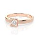 14K Red Gold Diamond Ring “Arcade”