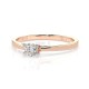 14K Red Gold Diamond Ring “Odeon”