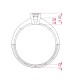 14K Red Gold Diamond Ring “Nova Classica XXIX”