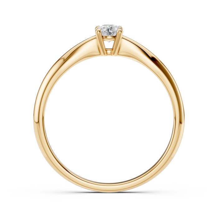 14K Yellow Gold Diamond Ring “Nova Classica XXX”
