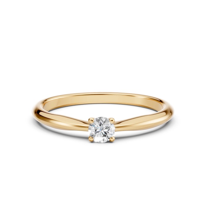 14K Yellow Gold Diamond Ring “Nova Classica XXX”