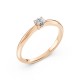 14K Red Gold Diamond Ring “Nova Classica XXIX”