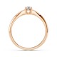 14K Red Gold Diamond Ring “Nova Classica XXIX”