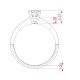 14K Red Gold Diamond Ring “Nova Classica XXIII”