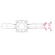 14K White Gold Diamond Ring “Nova Classica XXII”