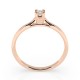 14K Red Gold Diamond Ring “Clarity IV”