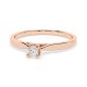 14K Red Gold Diamond Ring “Clarity IV”