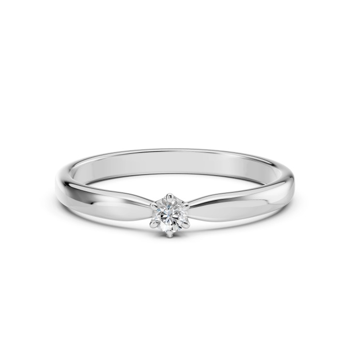 14K White Gold Diamond Ring “Tokyo LIX”