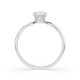 14K White Gold Diamond Ring “Solitaire XXXI”