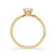 14K Yellow Gold Diamond Ring “Solitaire XXX”