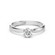 14K White Gold Diamond Ring “Solitaire XXVIII”