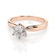 14K Red Gold Diamond Ring “Crown XII”